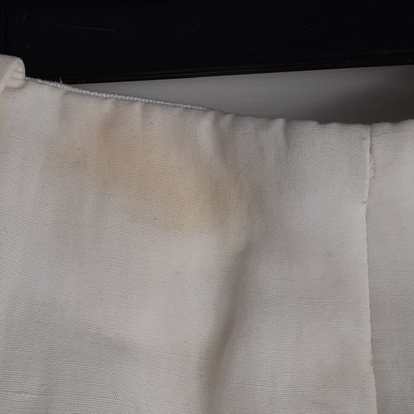 GIORGIO ARMANI WHITE LINEN BLEND PANTS SIZE 10 WOMAN'S (SEE PHOTO ) - Picture 3 of 7